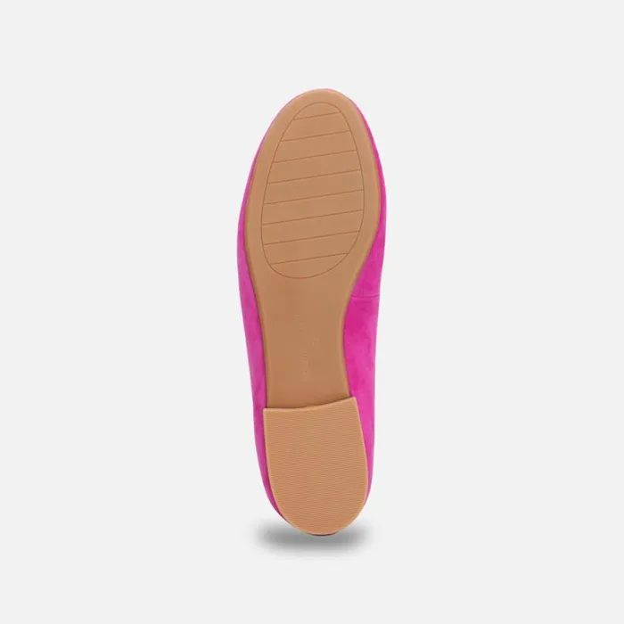 Balance Suede Ballet Flat Magenta Women Kenneth Cole Flats