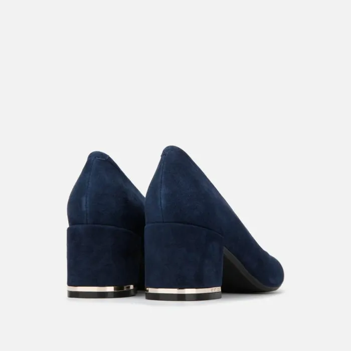 Balance Suede Pump Marine Women Kenneth Cole Heels