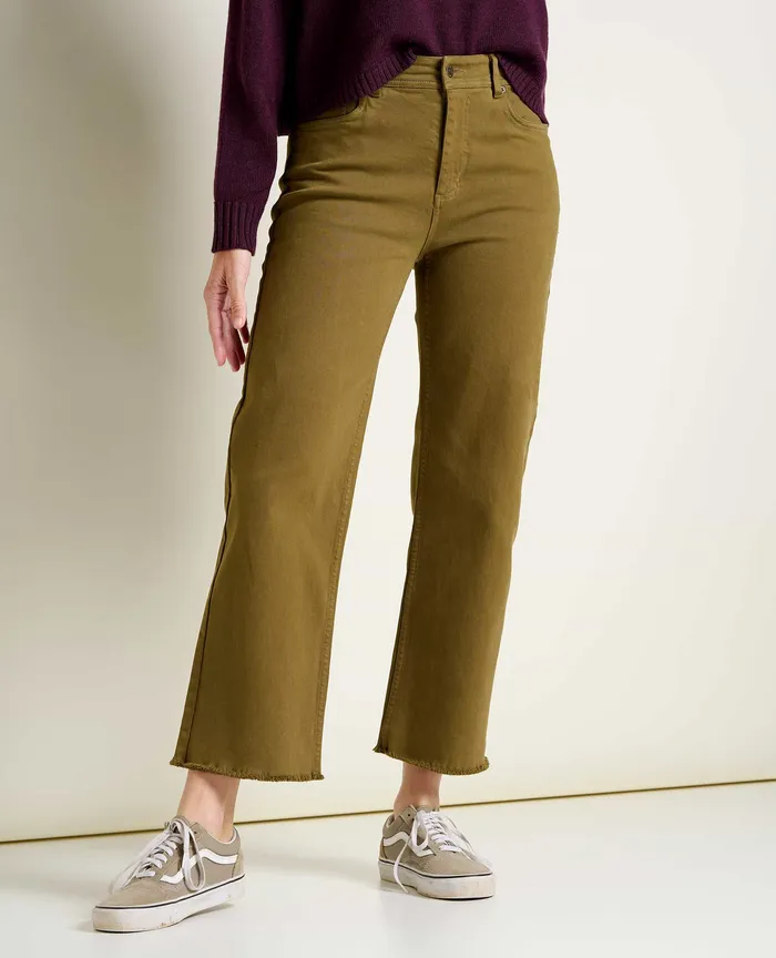 Balsam Seeded Cutoff Pant Fir Women8217s Pants ToadandCo