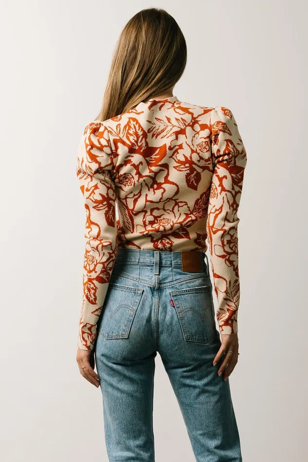 Baltic Born Blouses Shirts Women Sebastian Sweater Rust Multi Baltic Born Blouses Shirts Women Sebastian Sweater Rust Multi