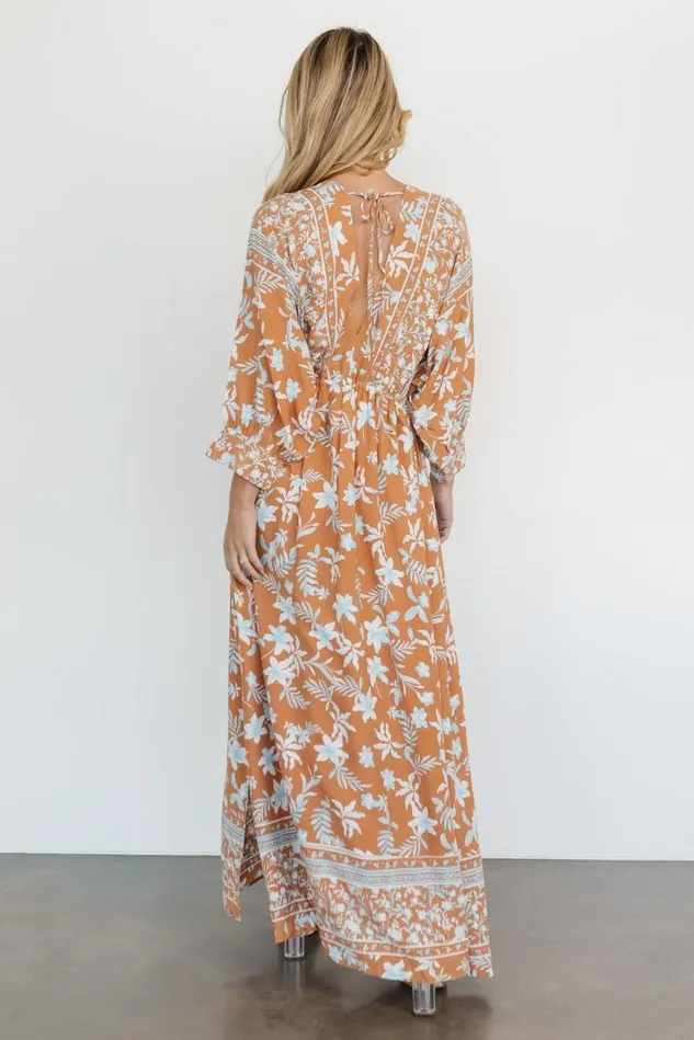 Baltic Born Bump Friendly Women Laken Maxi Dress Camel Multi Baltic Born Bump Friendly Women Laken Maxi Dress Camel Multi
