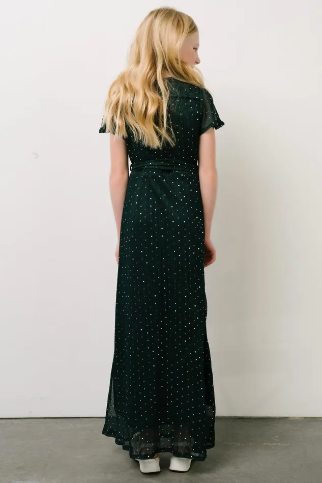 Baltic Born Flower Girl Women Youth Grace Sparkle Gown Emerald