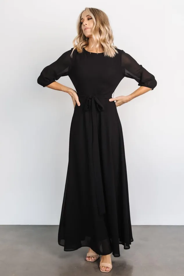 Baltic Born Mother Of The Bride Women Rebecca Maxi Dress Black Baltic Born Mother Of The Bride Women Rebecca Maxi Dress Black