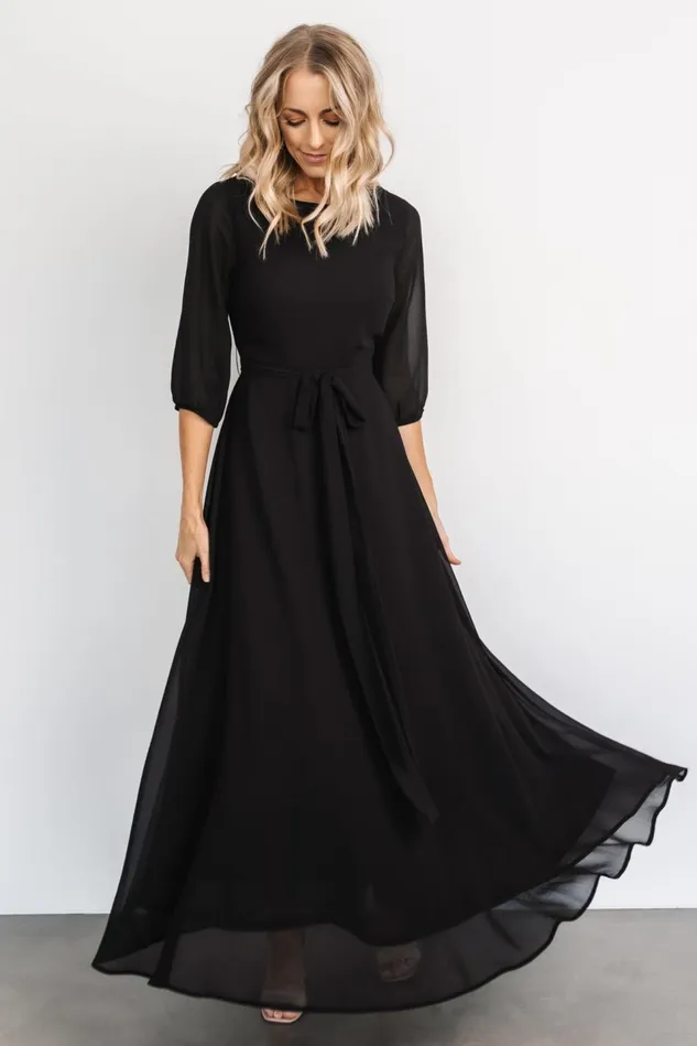 Baltic Born Mother Of The Bride Women Rebecca Maxi Dress Black Baltic Born Mother Of The Bride Women Rebecca Maxi Dress Black