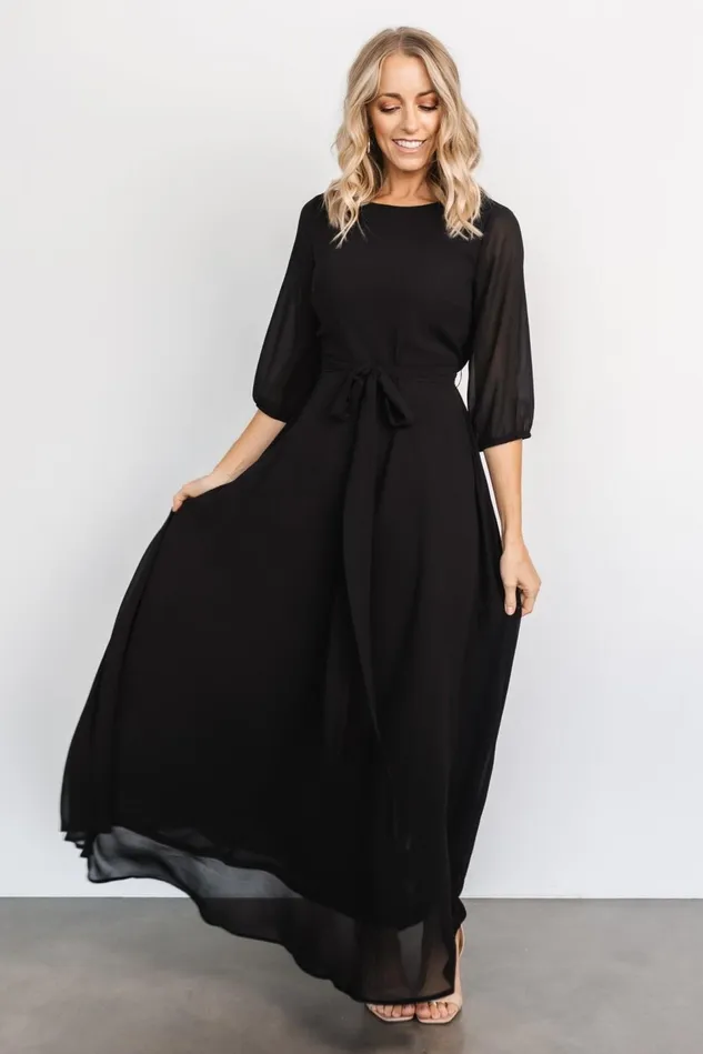 Baltic Born Mother Of The Bride Women Rebecca Maxi Dress Black Baltic Born Mother Of The Bride Women Rebecca Maxi Dress Black