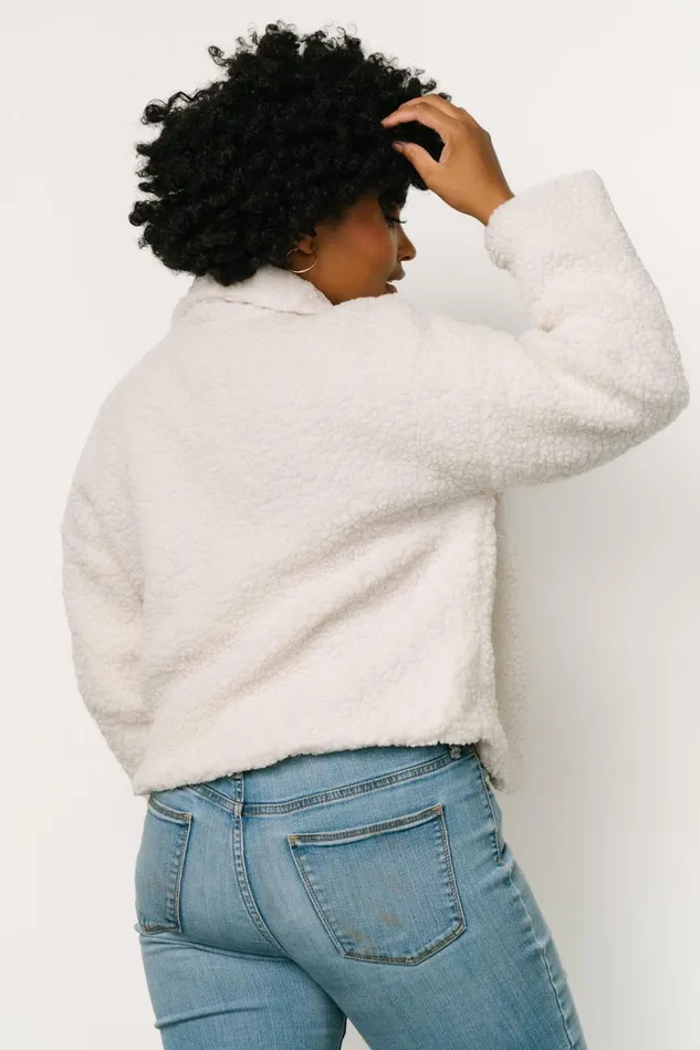 Baltic Born Outerwear Women Crest Sherpa Jacket Off White Baltic Born Outerwear Women Crest Sherpa Jacket Off White