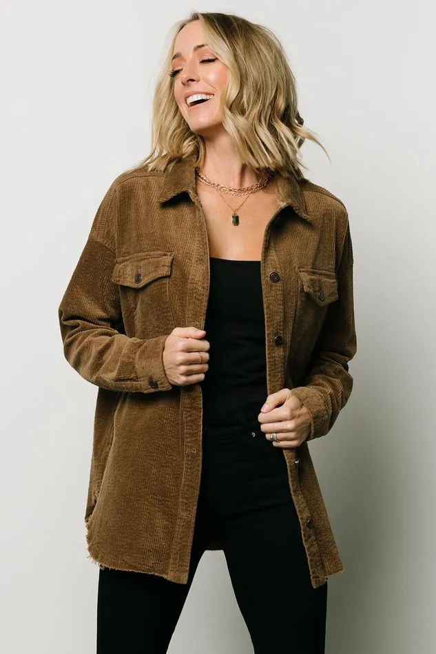 Baltic Born Outerwear Women Greeley Corduroy Jacket Coffee Baltic Born Outerwear Women Greeley Corduroy Jacket Coffee