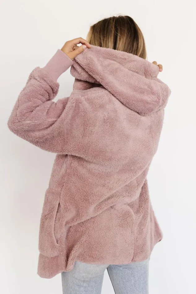 Baltic Born Outerwear Women Melrose Teddy Jacket Dusty Lilac Baltic Born Outerwear Women Melrose Teddy Jacket Dusty Lilac