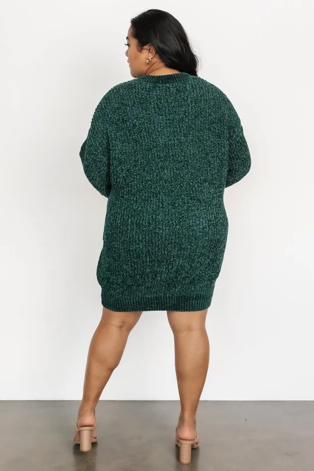 Baltic Born Short Dresses Women Christa Sweater Dress Emerald Baltic Born Short Dresses Women Christa Sweater Dress Emerald