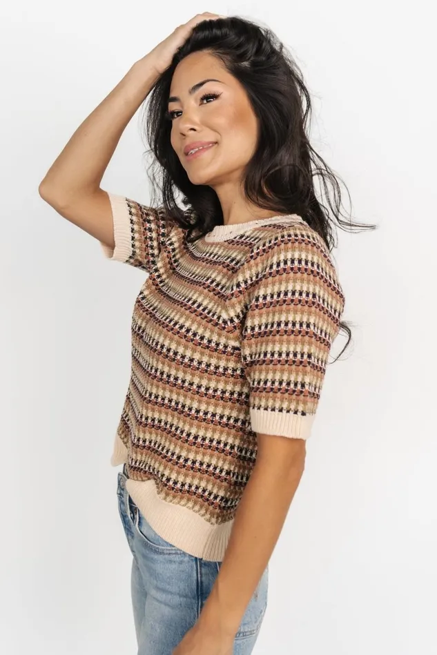 Baltic Born Sweaters Women Scout Knit Sweater Top Multi