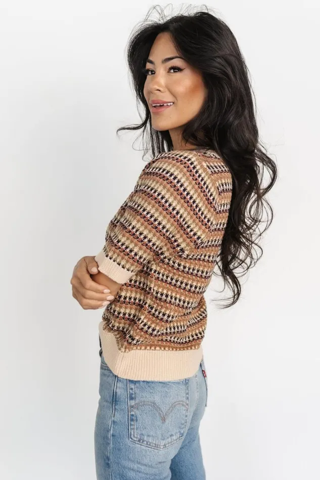 Baltic Born Sweaters Women Scout Knit Sweater Top Multi