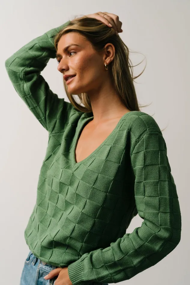 Baltic Born Sweaters Women Troy Knit Sweater Green Baltic Born Sweaters Women Troy Knit Sweater Green