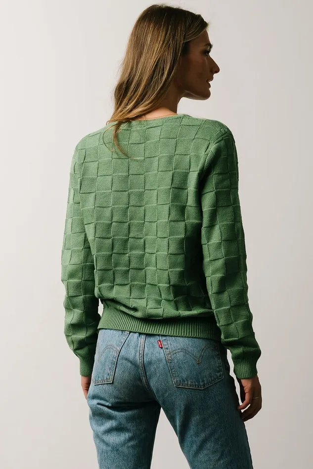 Baltic Born Sweaters Women Troy Knit Sweater Green Baltic Born Sweaters Women Troy Knit Sweater Green
