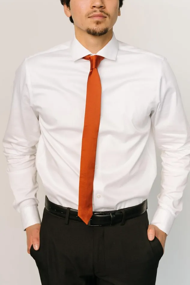 Baltic Born Ties Women Classic Satin Tie Spice