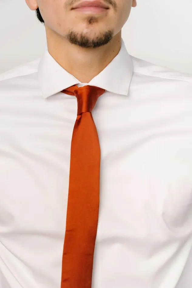 Baltic Born Ties Women Classic Satin Tie Spice