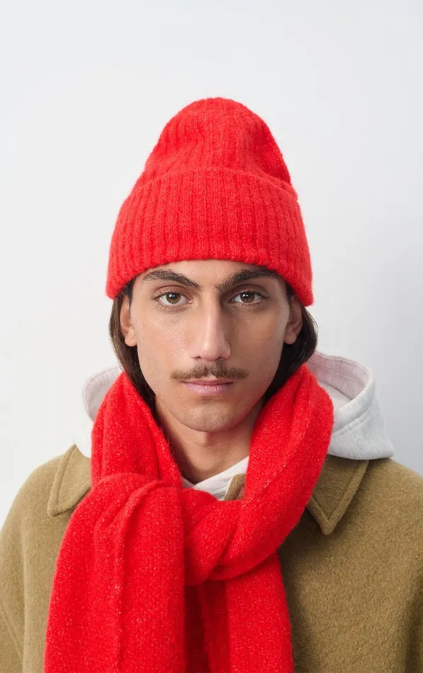 Beanie East Melange Pepper WomenMen American Vintage Beanies and Caps Beanie East Melange Pepper WomenMen American Vintage Beanies and Caps