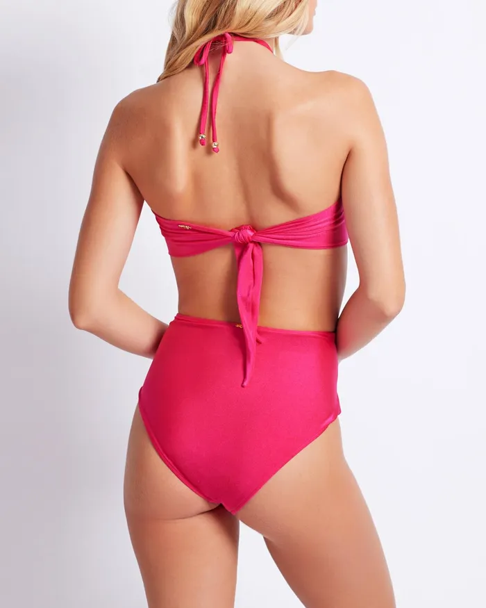 Bikinis Women PatBO OCEAN LEAF BIKINI BOTTOM