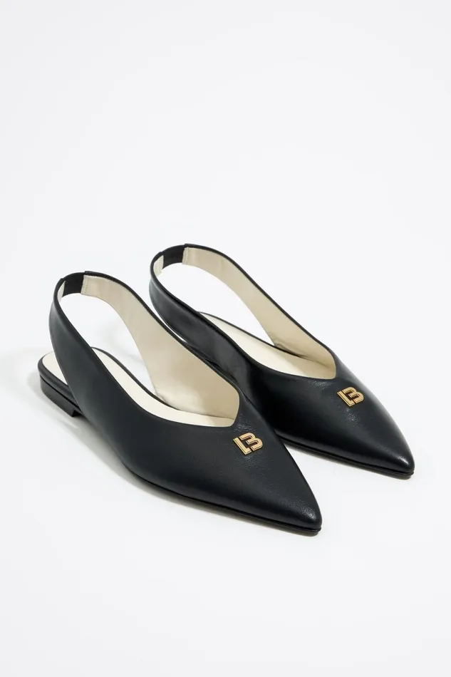 Black Leather Slingback Ballerina Black Women Bimba Y Lola Ballerinas Black Leather Slingback Ballerina Black Women Bimba Y Lola Ballerinas