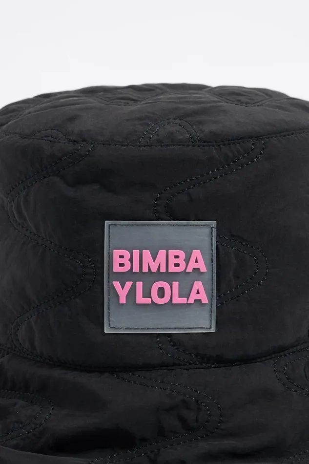 Black Nylon Bucket Hat Black Women Bimba Y Lola Hats And Caps Black Nylon Bucket Hat Black Women Bimba Y Lola Hats And Caps