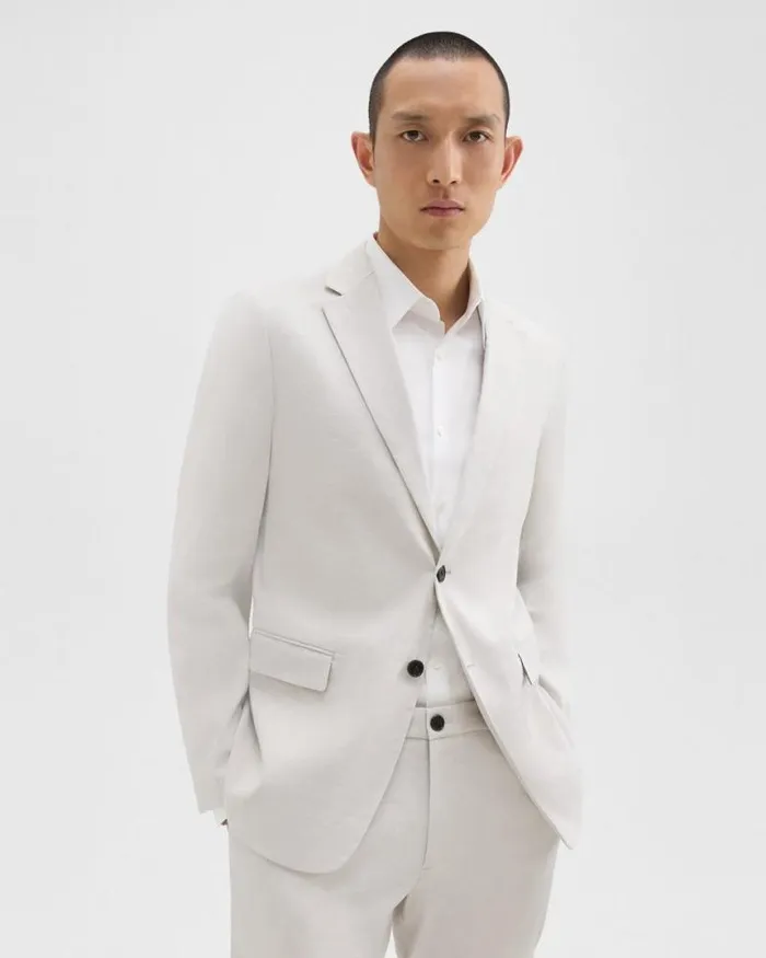 Blazers Jackets Men Theory Clinton Blazer In Good Linen Sand