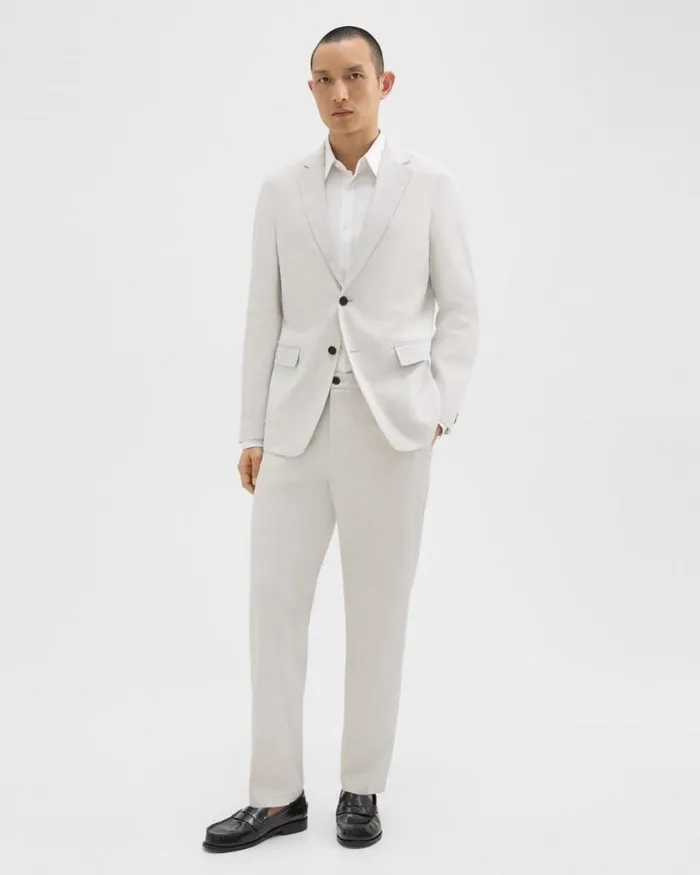 Blazers Jackets Men Theory Clinton Blazer In Good Linen Sand