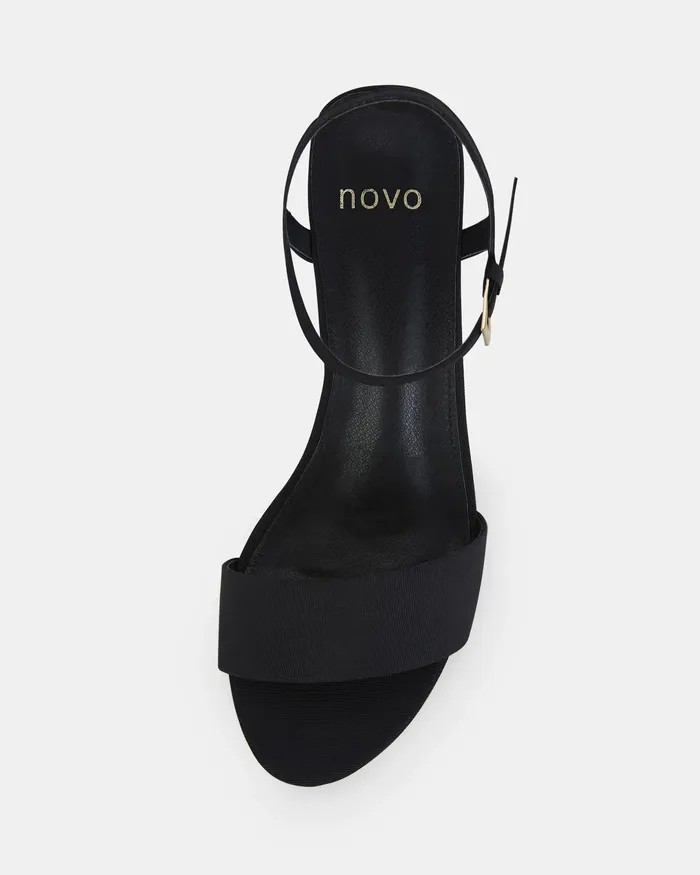 Block Heels Women NOVO Shoes UDACIOUS BLACK Block Heels