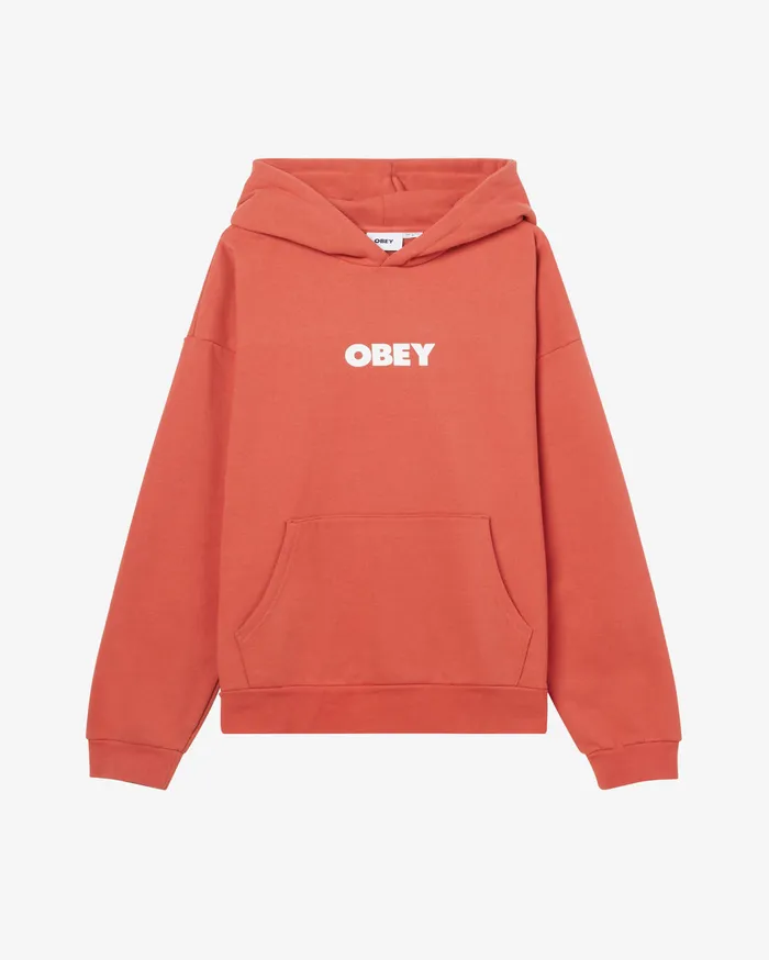 BOLD PULLOVER Mineral Red Men SWEATSHIRTS OBEY Clothing