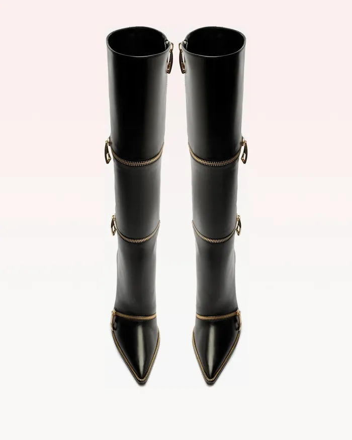 Boots Women Alexandre Birman Alexandre Birman Boots 8211 Zoe 85 Luxury Boots 8211 Designer Boots Black
