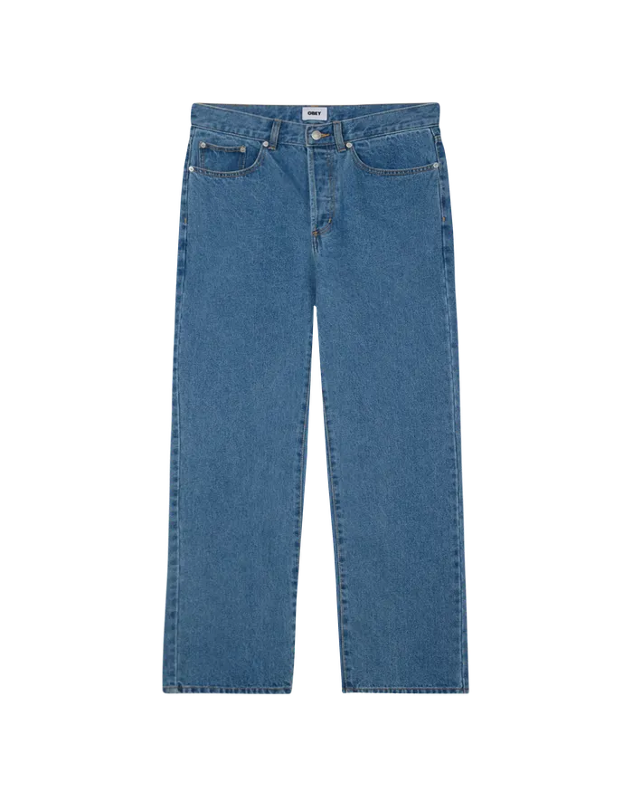BOTTOMS Men CLASSIC BAGGY DENIM Light Indigo OBEY Clothing