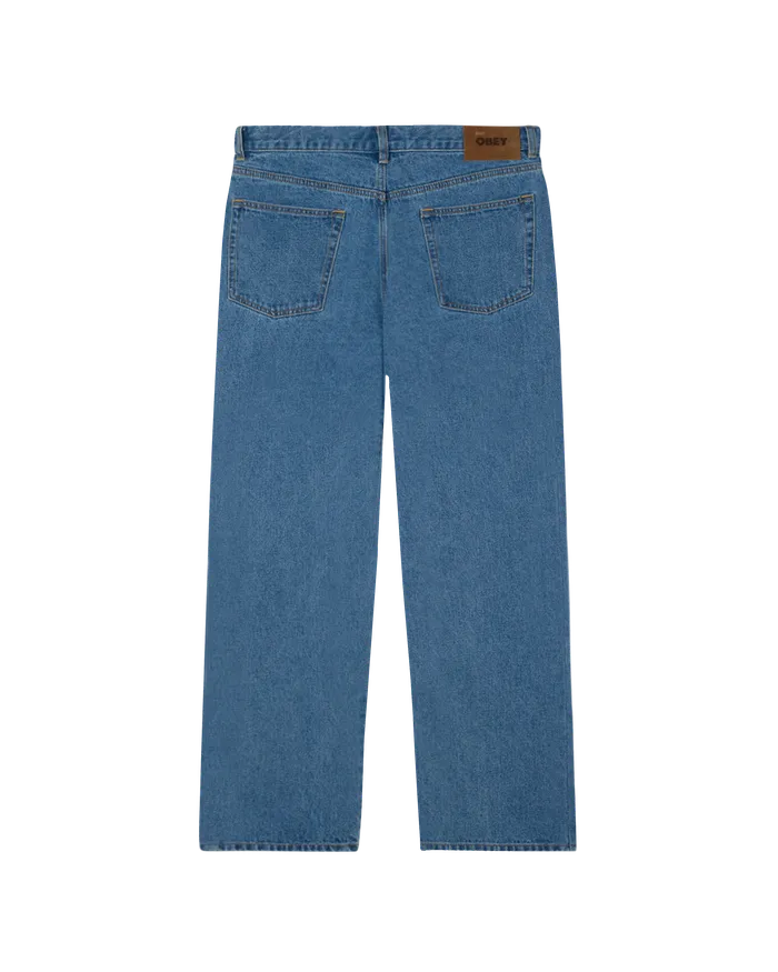 BOTTOMS Men CLASSIC BAGGY DENIM Light Indigo OBEY Clothing
