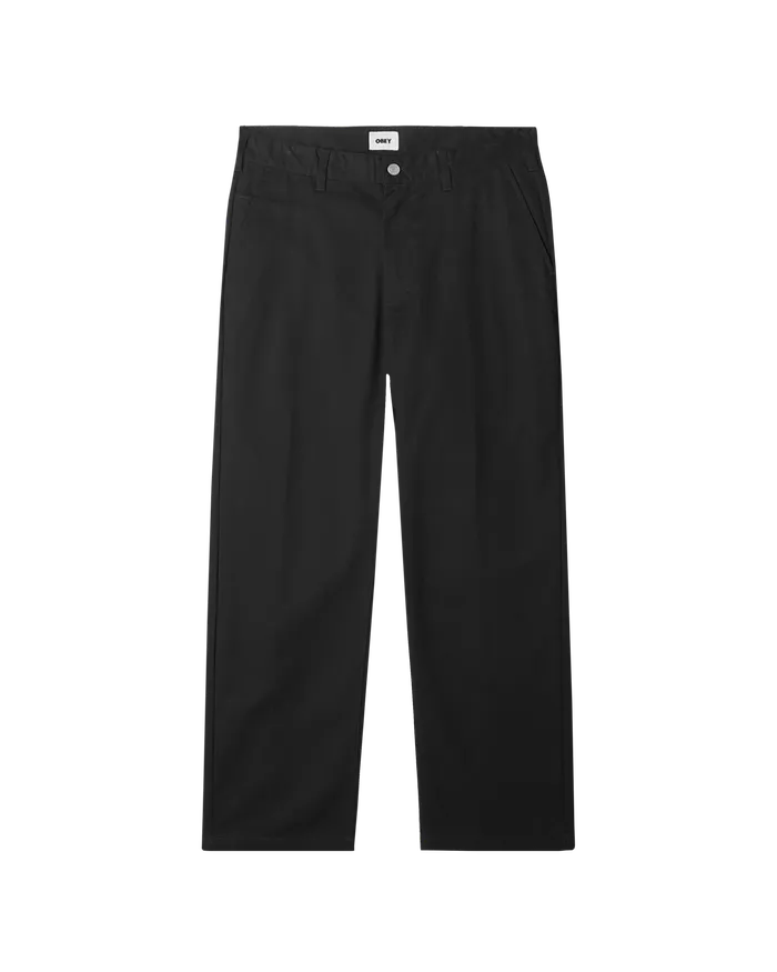 BOTTOMS OBEY Clothing Men HARDWORK WORK PANT Digital Black
