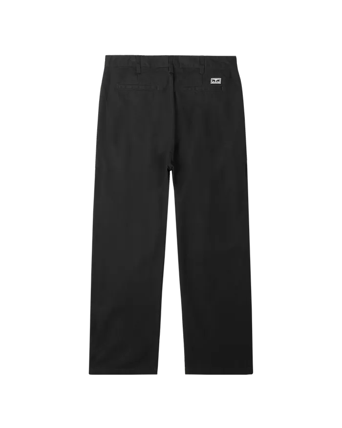 BOTTOMS OBEY Clothing Men HARDWORK WORK PANT Digital Black