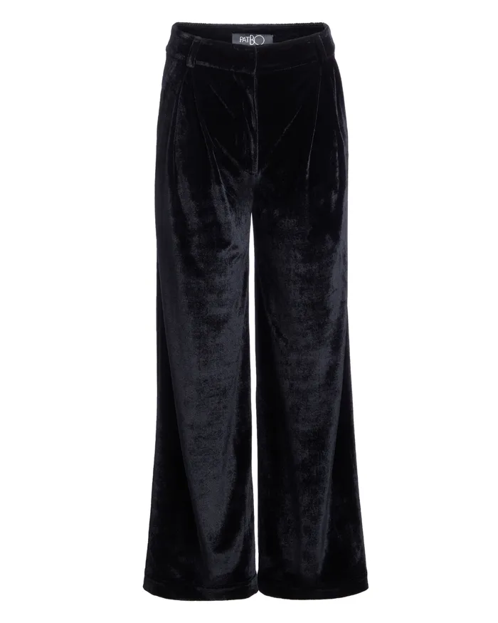 Bottoms Women PatBO Luxe Velvet Trouser