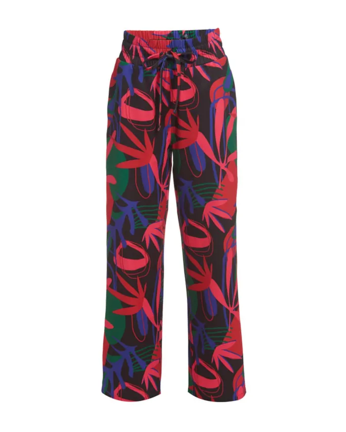 Bottoms Women PatBO RIO PRINT TRACK PANT FINAL SALE Bottoms Women PatBO RIO PRINT TRACK PANT FINAL SALE