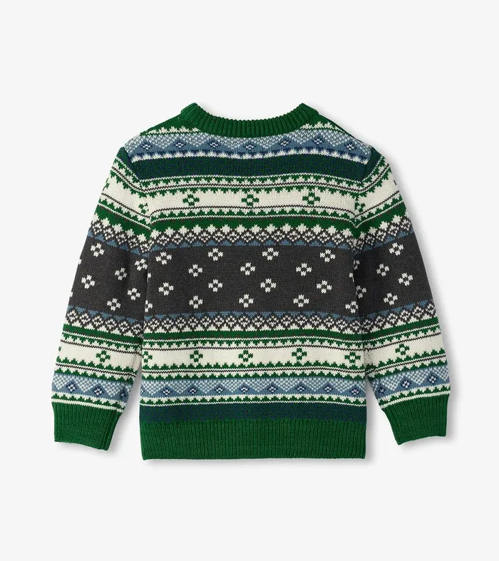 Boys Polar Bear Crew Neck Sweater Hatley