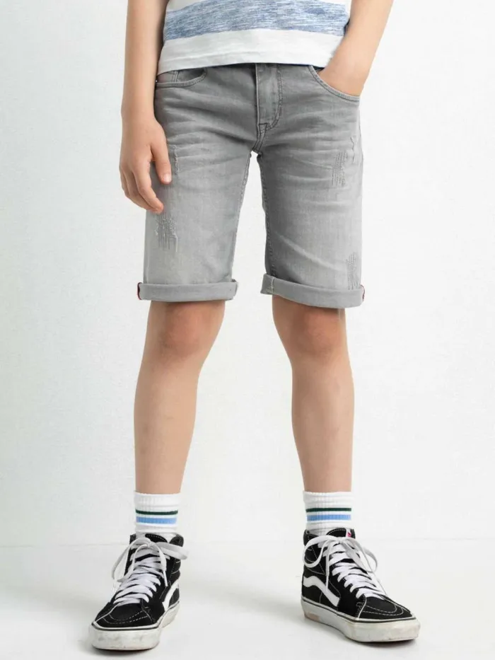 Boys Shorts Petrol Industries Blizzard Denim Shorts Burnout