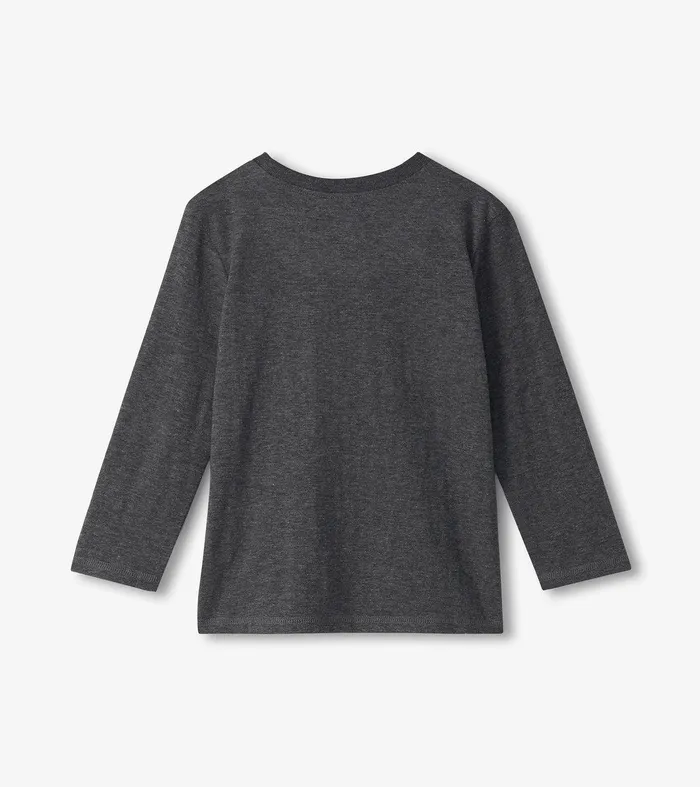 Boys TRex Glow In The Dark Long Sleeve TShirt Hatley