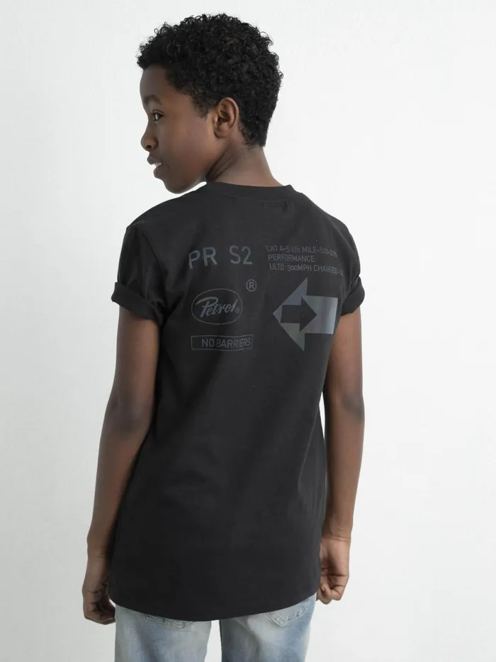 Boys TShirts Petrol Industries Artwork TShirt Black