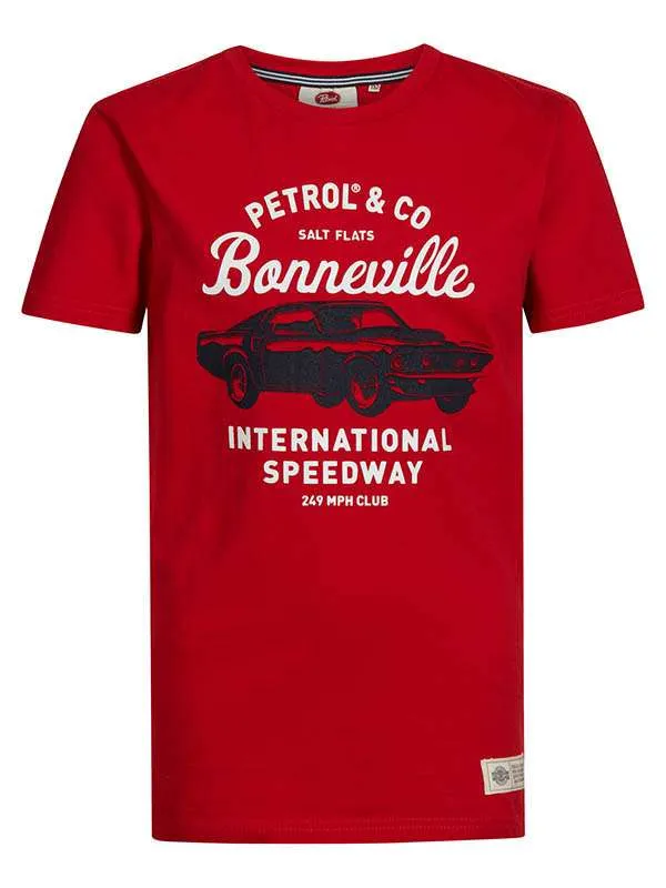 Boys TShirts Petrol Industries Bonneville TShirt Pepper Red