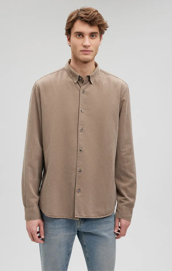 Button UpLong Sleeve Shirt In Pure Cashmere Men Mavi Jeans Shirts