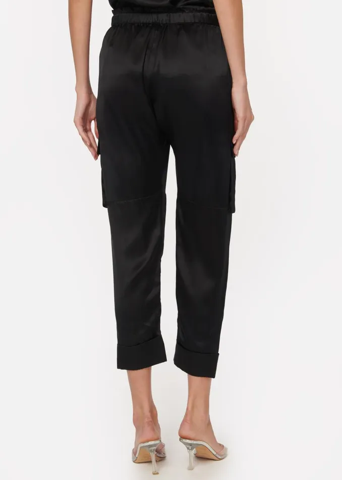CAMI NYC Bottoms Women Carmen Cargo Pant Black