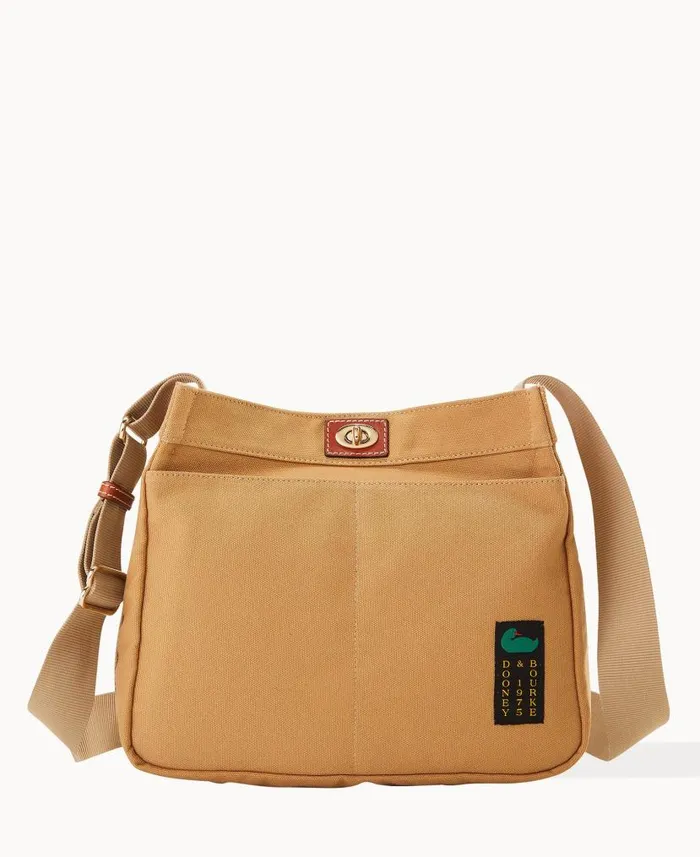 Canvas Crossbody 32 Beige Woman Dooney and Bourke Crossbodies