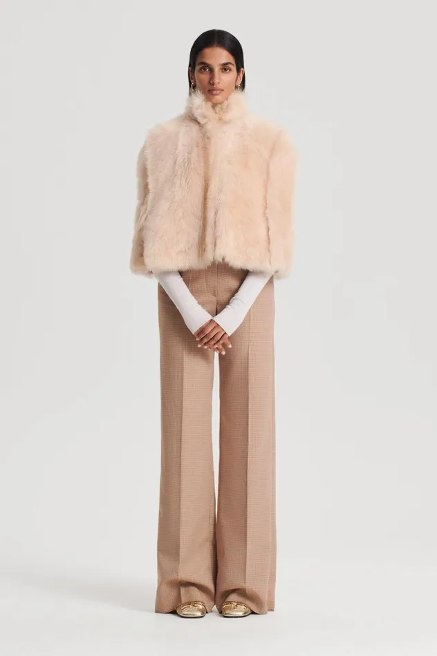 Capes Women Scanlan Theodore TOSCANA CAPE Champagne