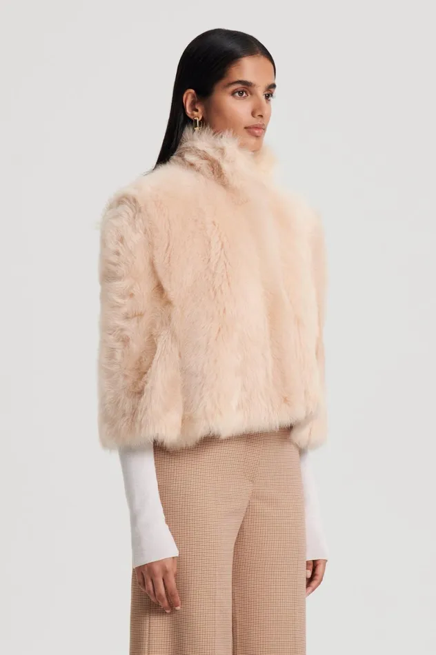 Capes Women Scanlan Theodore TOSCANA CAPE Champagne