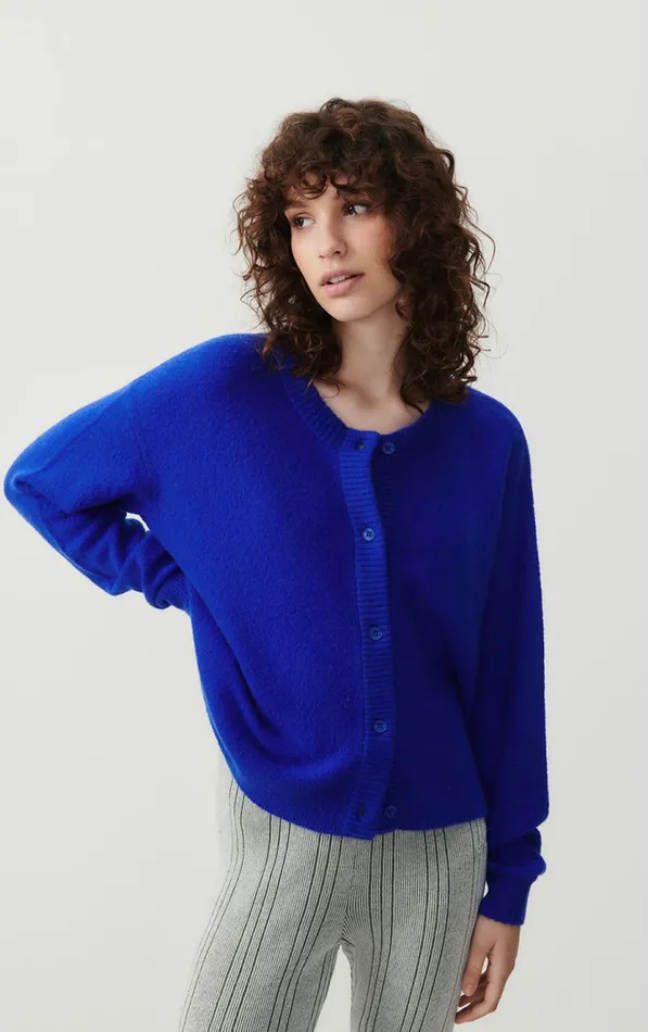 Cardigan Damsville Indigo Women American Vintage Jumpers and Cardigans