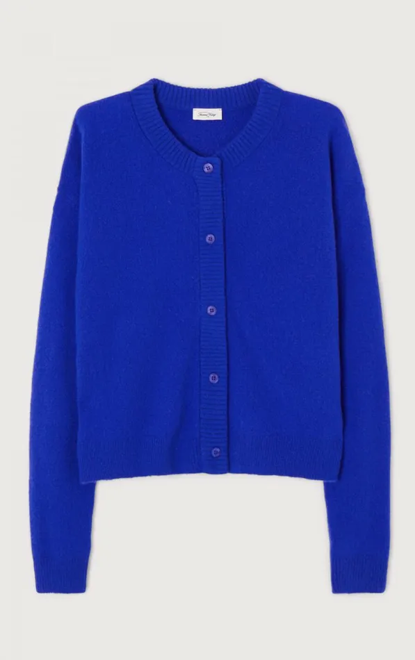Cardigan Damsville Indigo Women American Vintage Jumpers and Cardigans Cardigan Damsville Indigo Women American Vintage Jumpers and Cardigans
