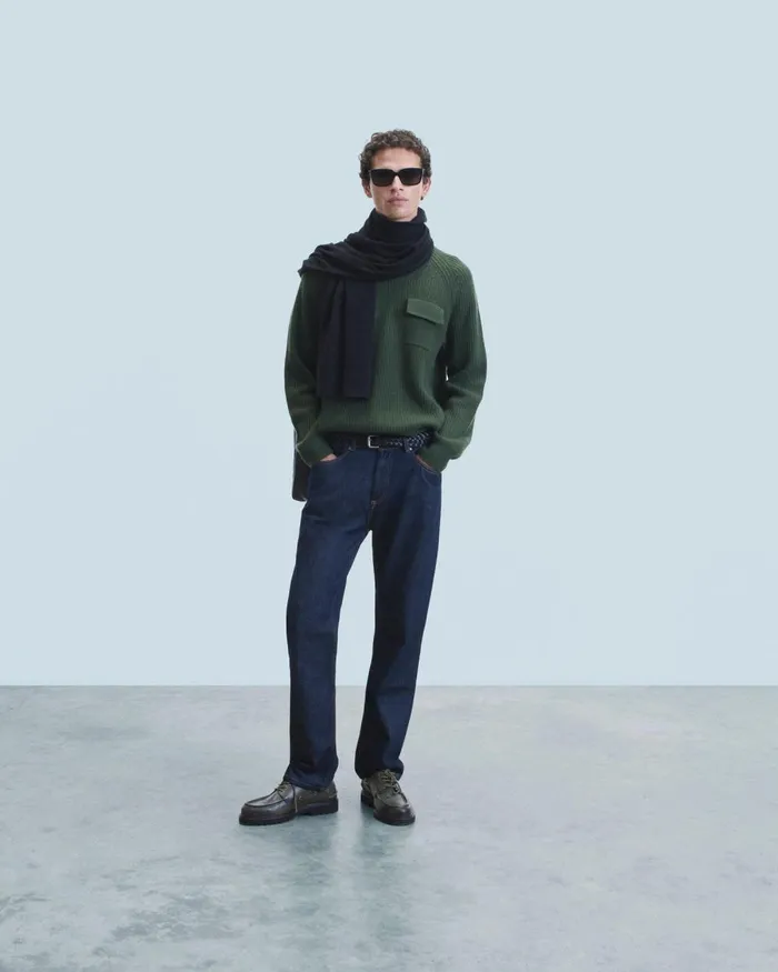 Cashmere Scarves and Collars From Future Regular Basic Scarf Black