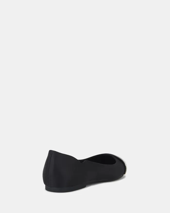 Casuals Women NOVO Shoes CARAMIA Black Satin