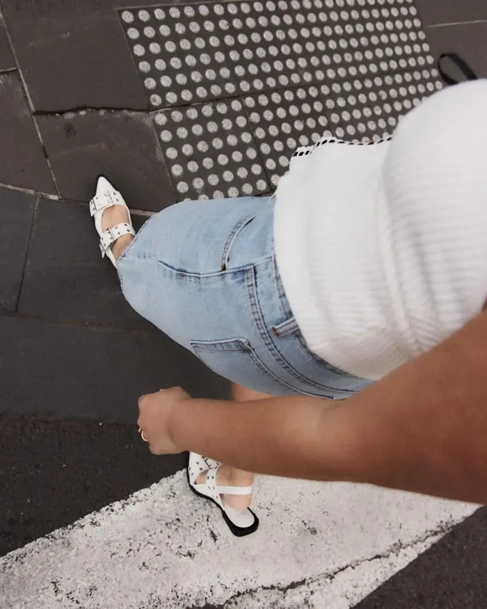 Casuals ZIMBI White Patent Slip Ons 8211 NOVO Shoes Women
