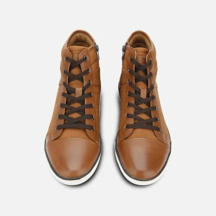 Center High Top Sneaker Rust Men Kenneth Cole Sneakers